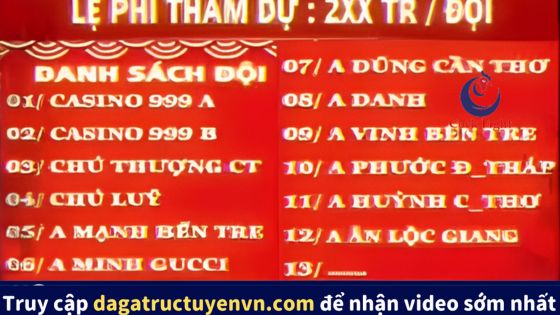 danh sach giai tu do 999 ngay 1 10